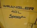 Solar Yellow - Wrangler Sport 4x4 Photo No. 7