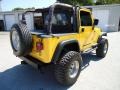 2001 Solar Yellow Jeep Wrangler Sport 4x4  photo #10