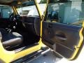 2001 Solar Yellow Jeep Wrangler Sport 4x4  photo #13