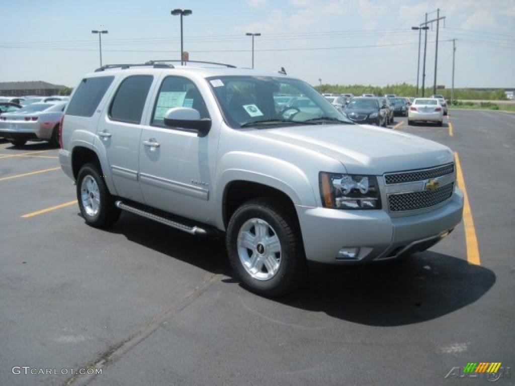 2010 Tahoe Z71 4x4 - Sheer Silver Metallic / Light Titanium/Dark Titanium photo #3