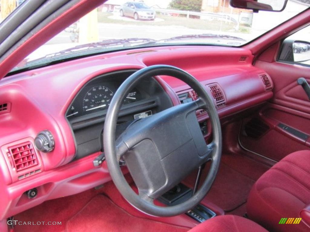 1993 Tempo GL Sedan - White / Red photo #10