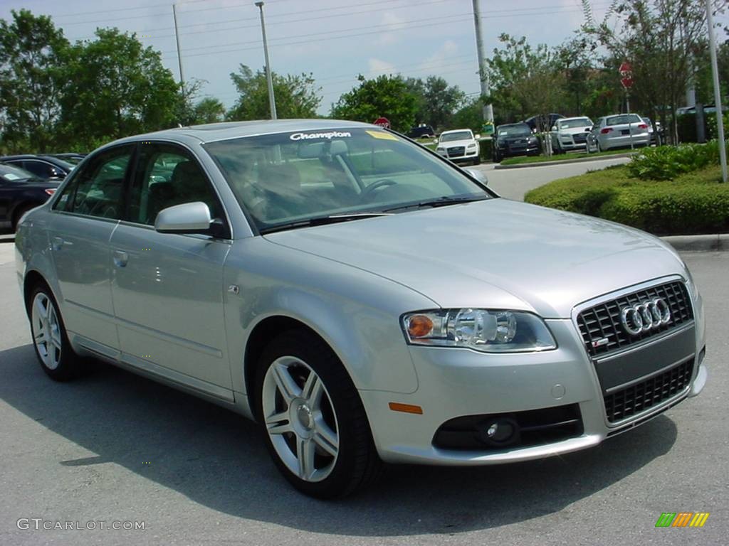 2008 A4 2.0T Special Edition Sedan - Light Silver Metallic / Light Gray photo #7