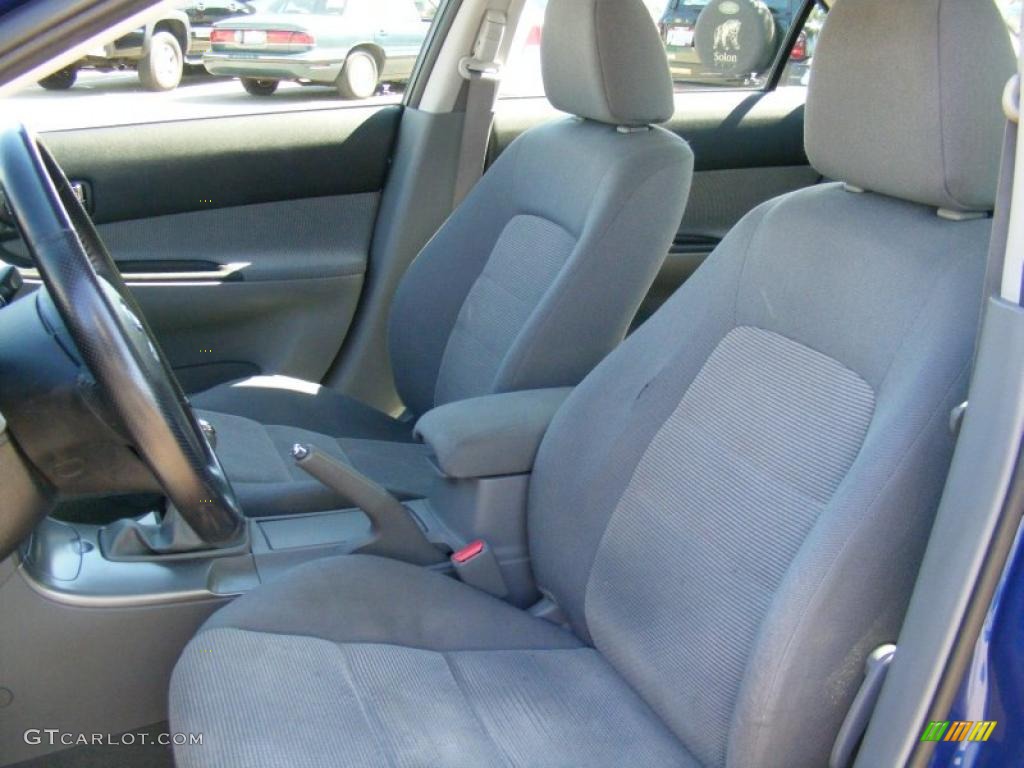 2003 MAZDA6 i Sedan - Sonic Blue Pearl / Gray photo #9