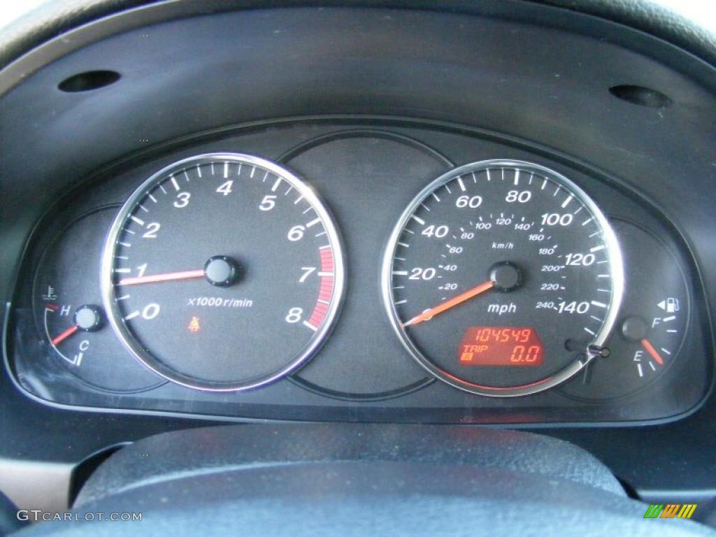2003 MAZDA6 i Sedan - Sonic Blue Pearl / Gray photo #17