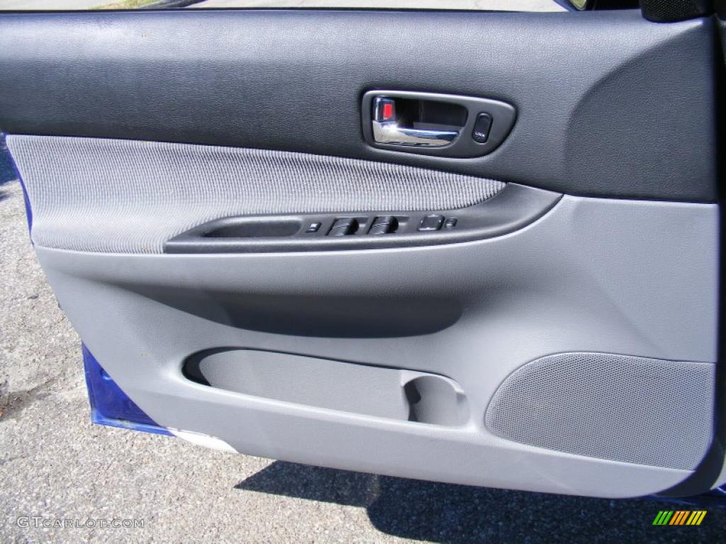 2003 MAZDA6 i Sedan - Sonic Blue Pearl / Gray photo #24