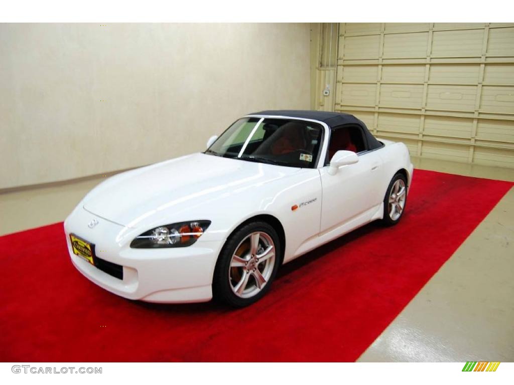 2008 S2000 Roadster - Grand Prix White / Red photo #3