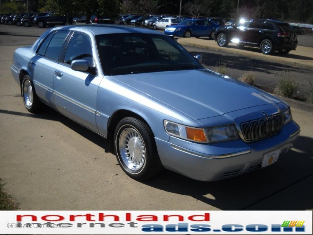 1999 Grand Marquis LS - Light Blue Metallic / Deep Slate Blue photo #15