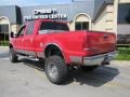 2002 Red Clearcoat Ford F250 Super Duty XLT Crew Cab 4x4  photo #5