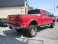2002 Red Clearcoat Ford F250 Super Duty XLT Crew Cab 4x4  photo #6