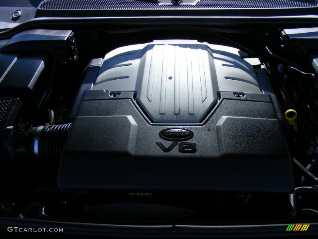 2008 Range Rover Sport Supercharged - Buckingham Blue Metallic / Ivory photo #32