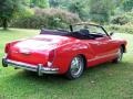 1973 Phoenix Red Volkswagen Karmann Ghia Convertible  photo #5