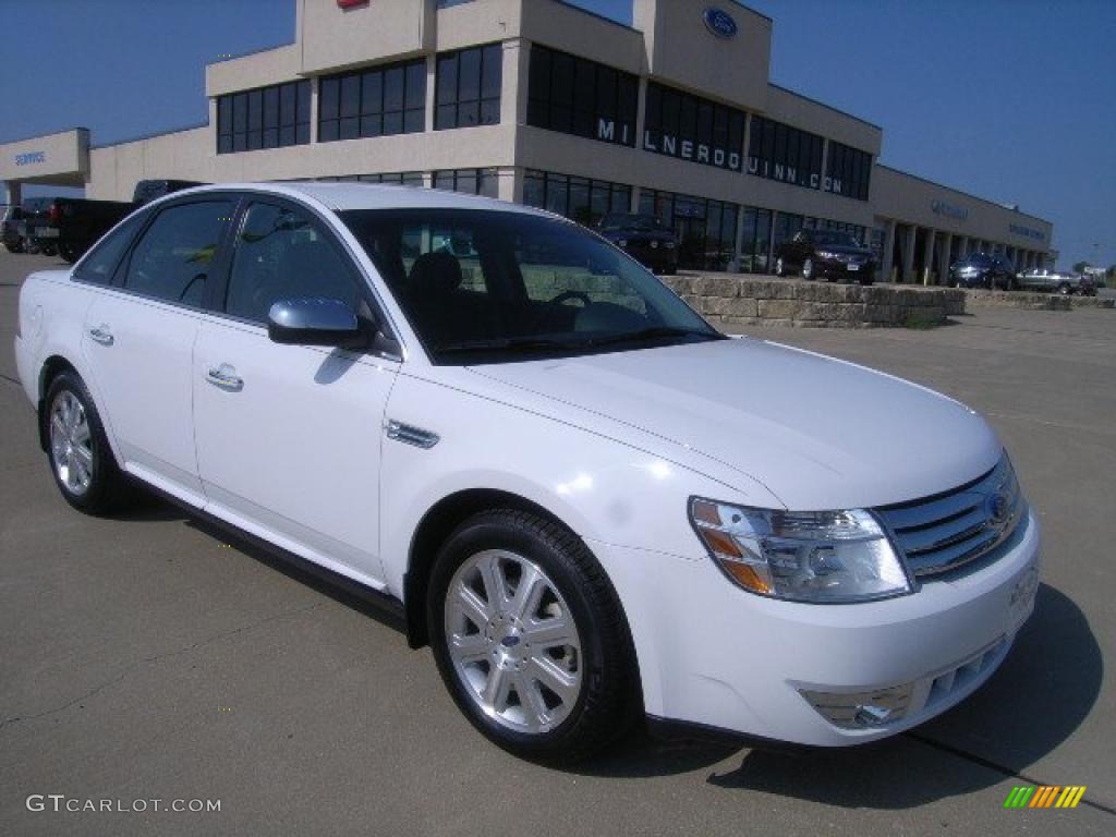 2008 Taurus Limited - Oxford White / Black photo #1