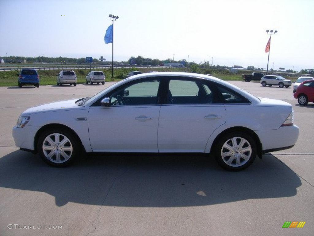 2008 Taurus Limited - Oxford White / Black photo #9