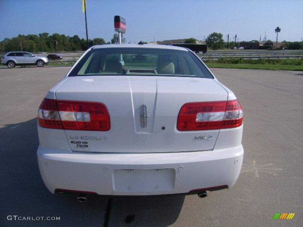 2008 MKZ Sedan - White Suede / Light Stone photo #6