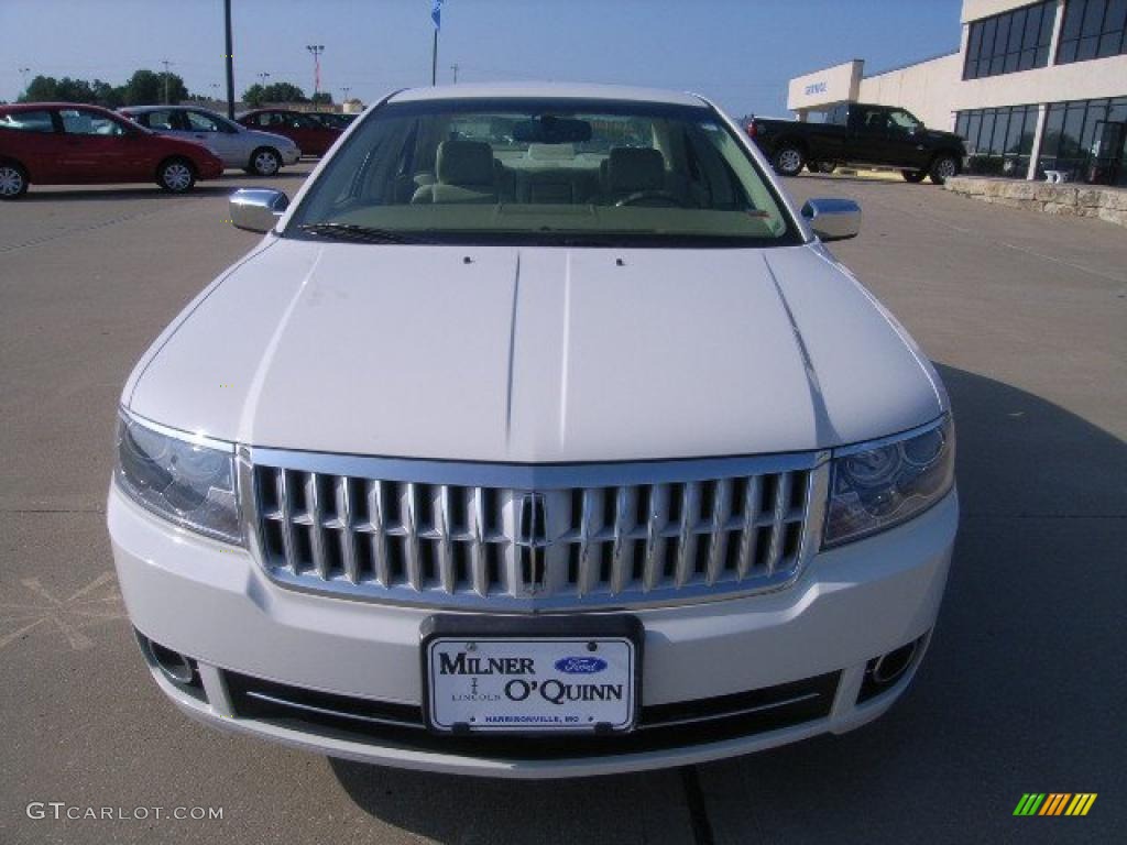 2008 MKZ Sedan - White Suede / Light Stone photo #10