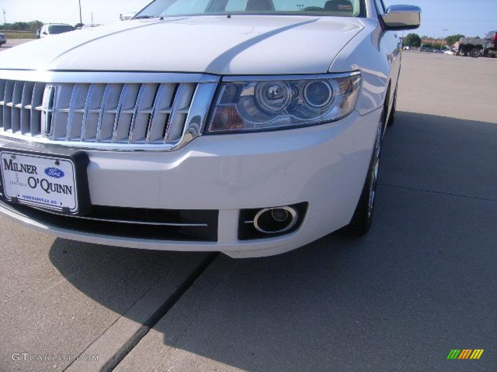 2008 MKZ Sedan - White Suede / Light Stone photo #11