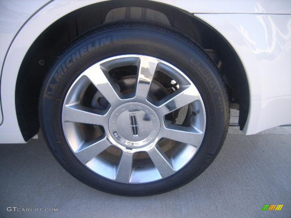 2008 MKZ Sedan - White Suede / Light Stone photo #16