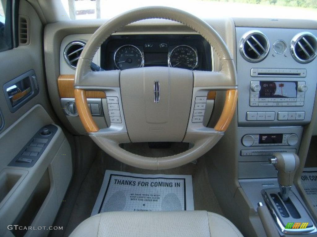 2008 MKZ Sedan - White Suede / Light Stone photo #23