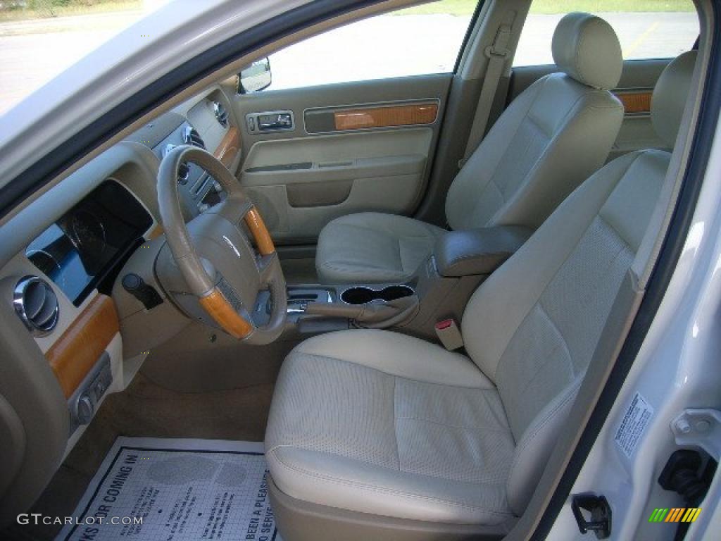 2008 MKZ Sedan - White Suede / Light Stone photo #31