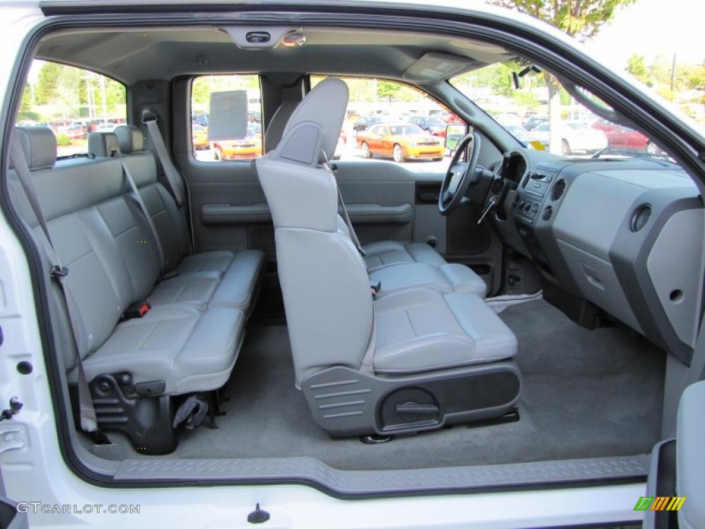 2006 F150 XLT SuperCab - Oxford White / Medium/Dark Flint photo #15