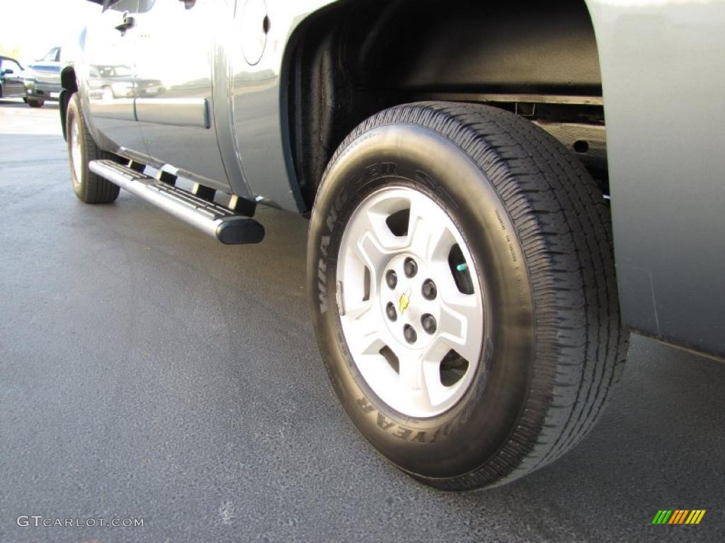 2007 Silverado 1500 LT Crew Cab 4x4 - Blue Granite Metallic / Dark Titanium Gray photo #16