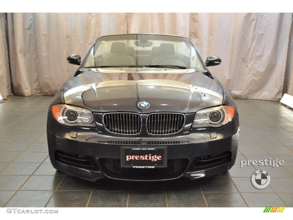 2008 1 Series 135i Convertible - Jet Black / Black photo #6
