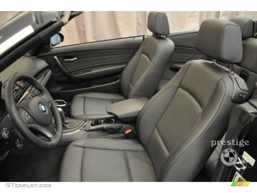 2008 1 Series 135i Convertible - Jet Black / Black photo #9