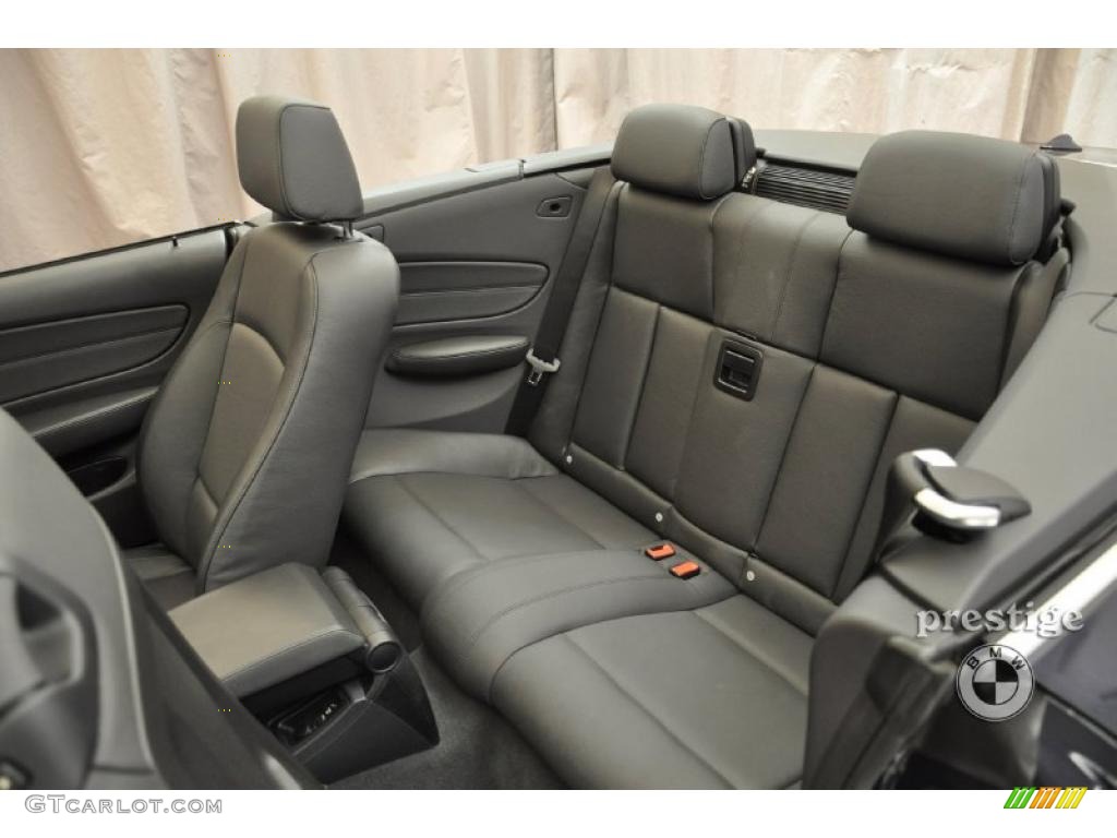 2008 1 Series 135i Convertible - Jet Black / Black photo #10