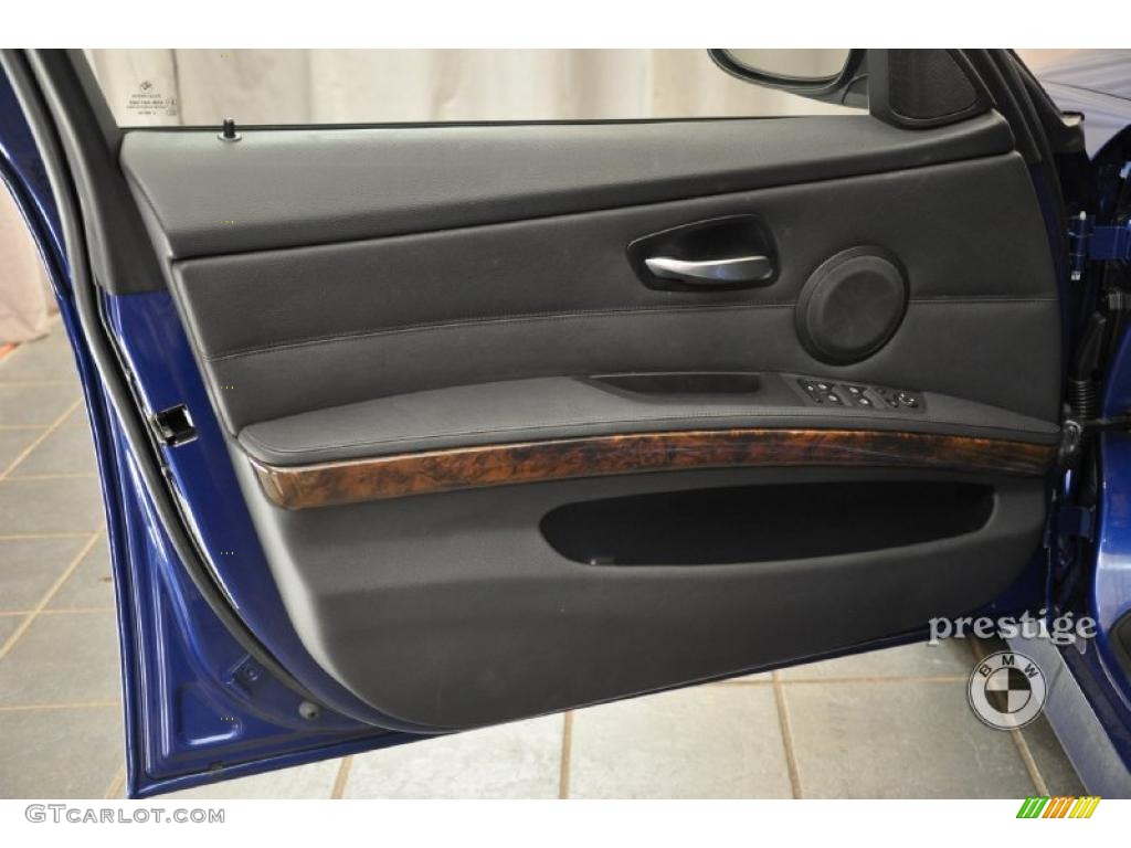 2007 3 Series 328xi Sedan - Montego Blue Metallic / Black photo #13