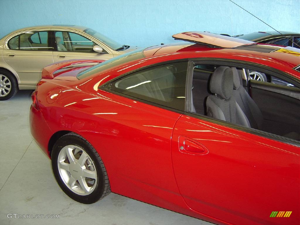 1999 Cougar V6 - Rio Red Clearcoat / Medium Graphite photo #4