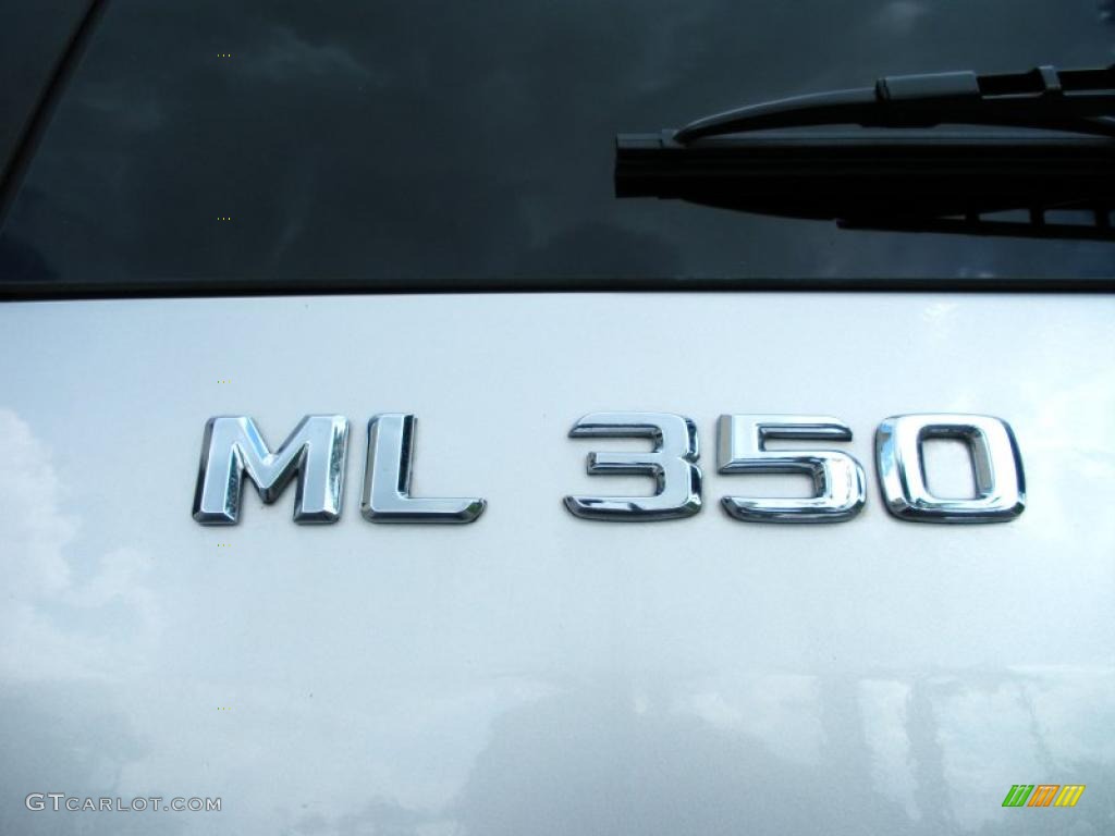 2005 ML 350 4Matic Special Edition - Brilliant Silver Metallic / Ash photo #9