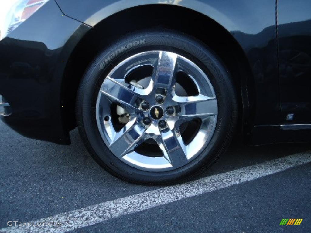 2008 Malibu LT Sedan - Black Granite Metallic / Ebony photo #3