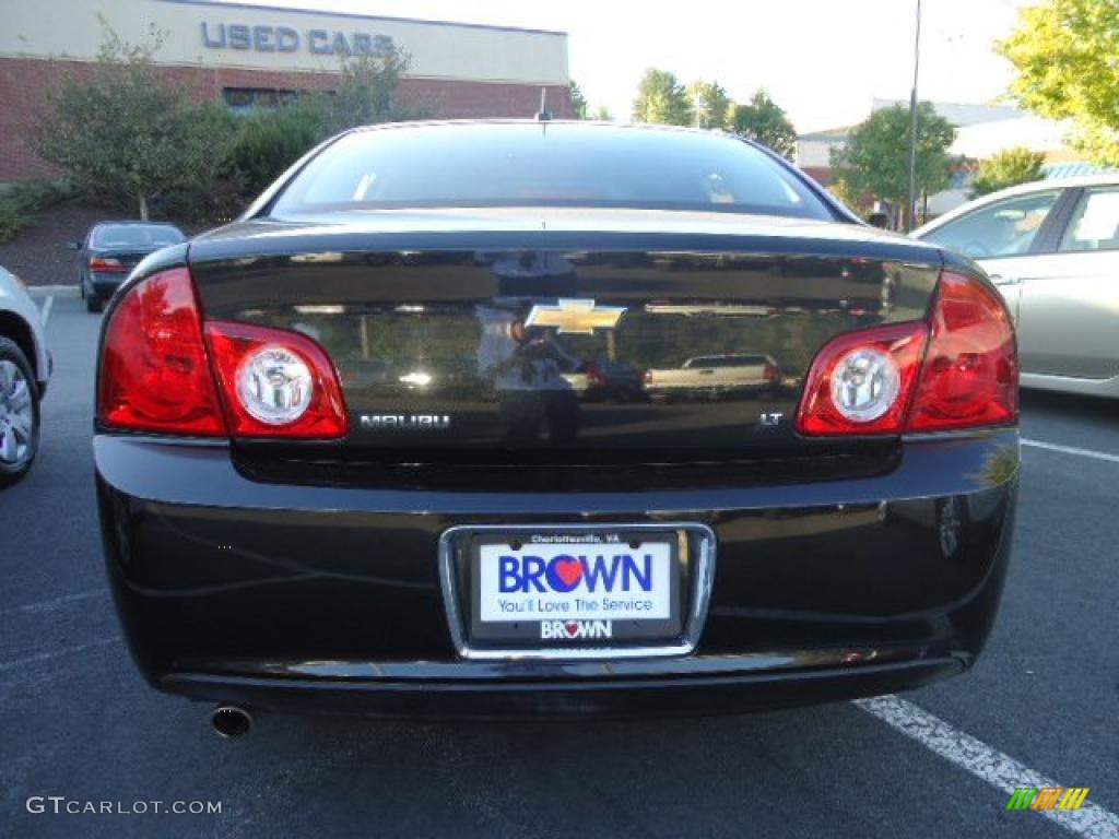 2008 Malibu LT Sedan - Black Granite Metallic / Ebony photo #4