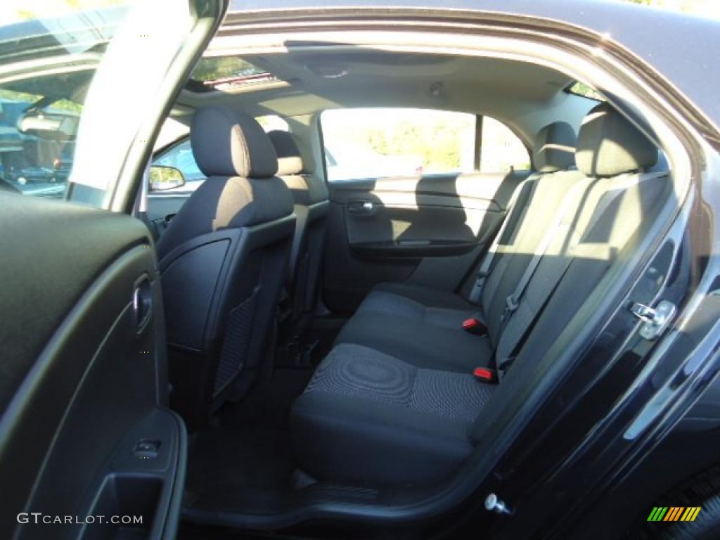 2008 Malibu LT Sedan - Black Granite Metallic / Ebony photo #6