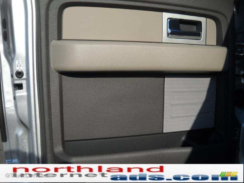 2010 F150 XLT SuperCrew 4x4 - Ingot Silver Metallic / Medium Stone photo #13