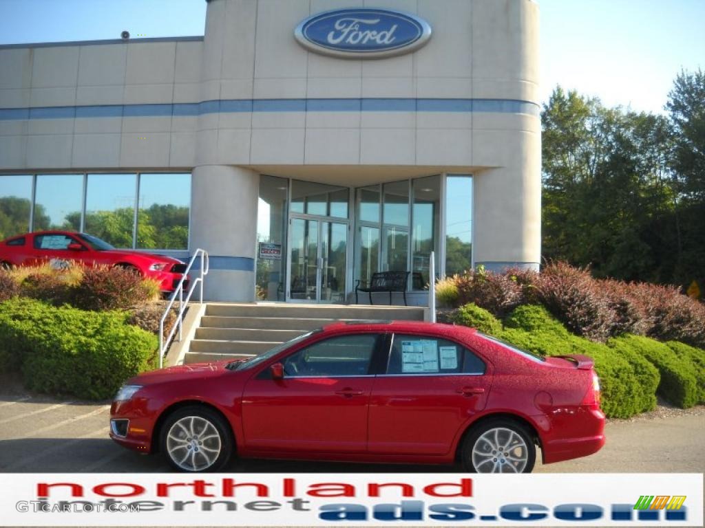 Red Candy Metallic Ford Fusion