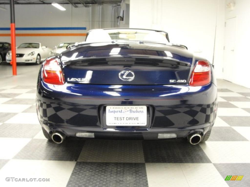 2007 SC 430 Convertible - Black Sapphire / Ecru photo #14