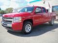 2010 Victory Red Chevrolet Silverado 1500 LS Extended Cab 4x4  photo #1
