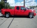 2010 Victory Red Chevrolet Silverado 1500 LS Extended Cab 4x4  photo #4
