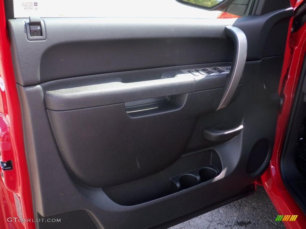 2010 Silverado 1500 LS Extended Cab 4x4 - Victory Red / Dark Titanium photo #19