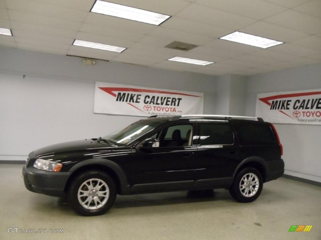 2007 XC70 AWD Cross Country - Black / Taupe photo #4