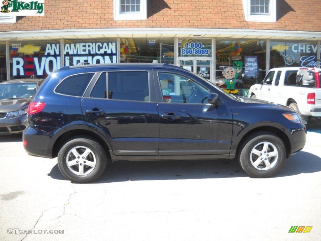 2007 Santa Fe GLS - Deepwater Blue / Beige photo #2