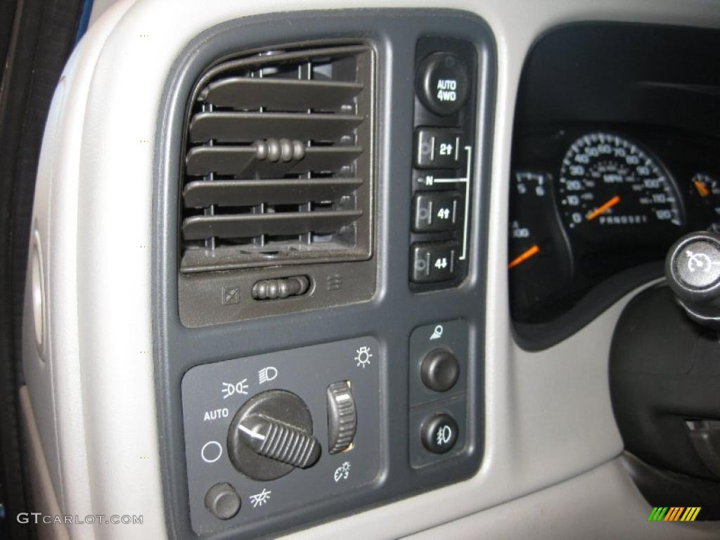 2006 Sierra 1500 SLE Crew Cab 4x4 - Deep Blue Metallic / Pewter photo #21