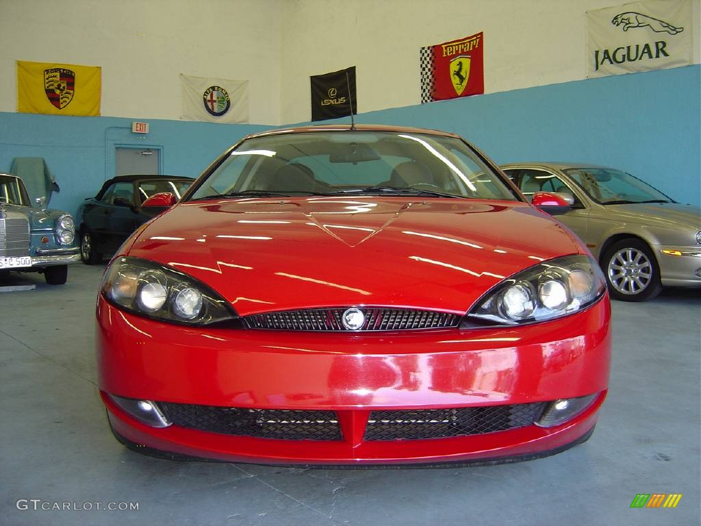 1999 Cougar V6 - Rio Red Clearcoat / Medium Graphite photo #26