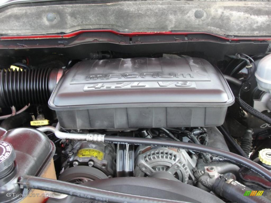 2002 Ram 1500 SLT Quad Cab - Flame Red / Dark Slate Gray photo #22