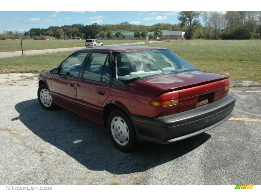 1995 S Series SL Sedan - Brilliant Red Metallic / Gray photo #4