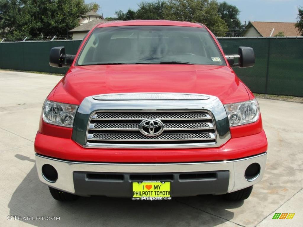 2007 Tundra SR5 Double Cab - Radiant Red / Beige photo #8