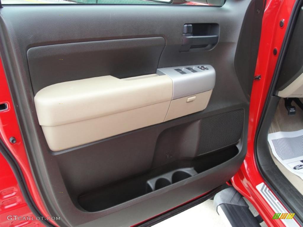 2007 Tundra SR5 Double Cab - Radiant Red / Beige photo #32