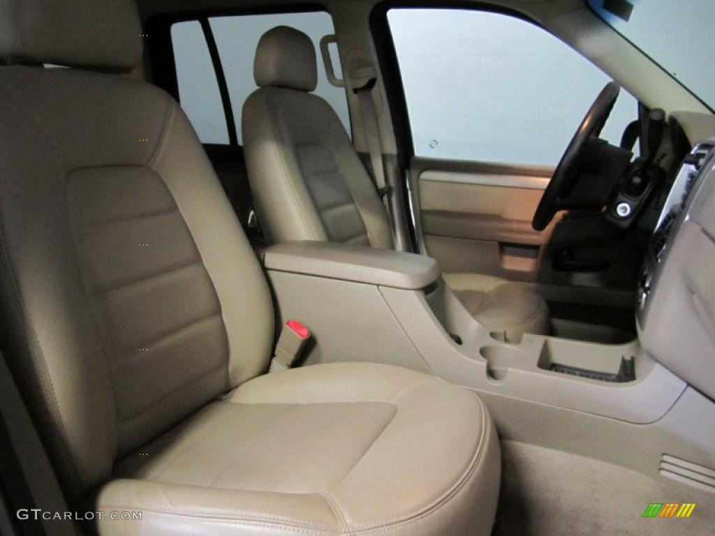 2003 Explorer XLT - True Blue Metallic / Medium Parchment Beige photo #10