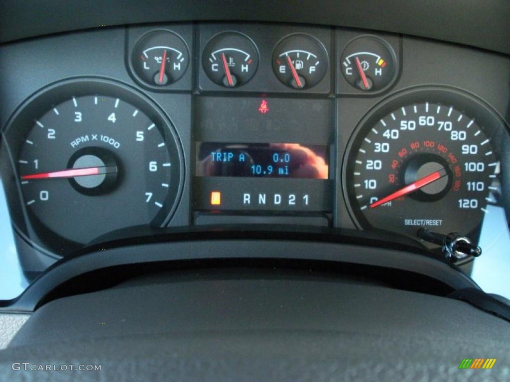 2010 F150 XL Regular Cab - Oxford White / Medium Stone photo #7